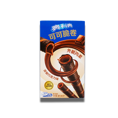 Oreo Cocoa Crisp Rolls Rich Chocolate